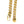 10KT Two Tone Gold Pave Square Franco Bracelet - Giorgio Conti Jewelers