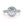 14KT White Gold 1.51ctw Round Cut Miligrain Pave Set Halo Diamond Engagement Set - Giorgio Conti Jewelers