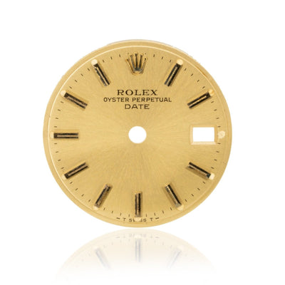 Rolex Day-Date 26MM 18KT Yellow Gold Champagne Authentic Factory Stick Watch Dial - Giorgio Conti Jewelers