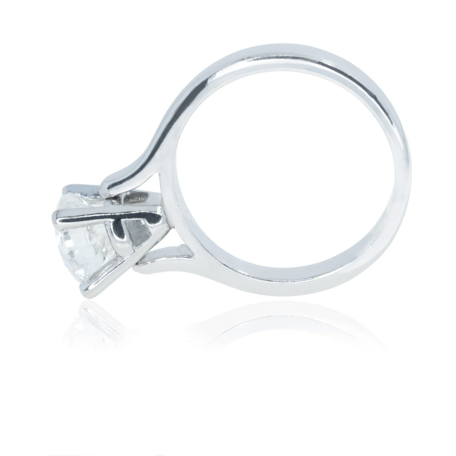 Platinum 2.02CTW Round Diamond Engagement Ring - Giorgio Conti Jewelers