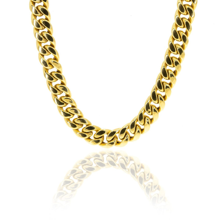 10KT Yellow Gold Miami Cuban Link Chain - Giorgio Conti Jewelers