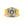 14KT Two Tone White and Yellow Gold 1.28CTW Oval Cut Natural Tanzanite and Diamond Band - Giorgio Conti Jewelers