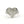 14KT White Gold 1.00CTW Princess Cut Invisible Set Natural Diamond Heart Cocktail Ring - Giorgio Conti Jewelers
