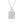 14KT White Gold 3.25CTW Invisible Set Diamond Pendant Necklace - Giorgio Conti Jewelers