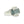 14KT White Gold 3.35ctw Princess and Round Cut Blue and White Diamond Mens Band - Giorgio Conti Jewelers