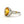 14KT White Gold 4.57CTW Oval Cut Bezel Set Natural Citrine and Diamond Halo Ring - Giorgio Conti Jewelers