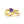 14KT Yellow Gold 0.52CTW Trillion Cut Natural Amethyst and Diamond Ring - Giorgio Conti Jewelers