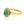 14KT Yellow Gold 0.79ctw Pear Cut Prong Set Emerald And Round Cut Diamond Halo Ring - Giorgio Conti Jewelers