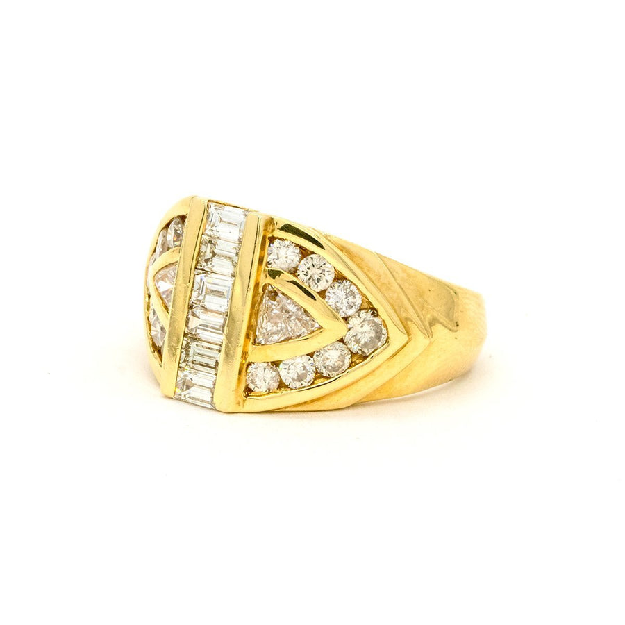 14KT Yellow Gold 1.78CTW Natural Diamond Band - Giorgio Conti Jewelers