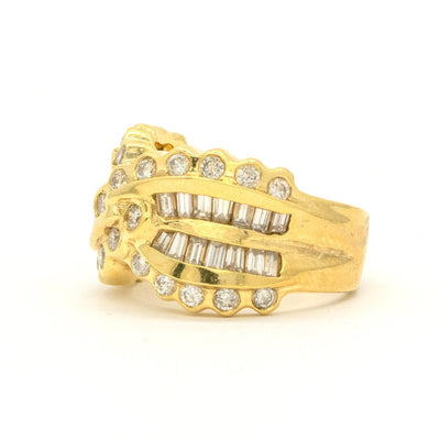 14KT Yellow Gold 2.00CTW Natural Diamond Band - Giorgio Conti Jewelers