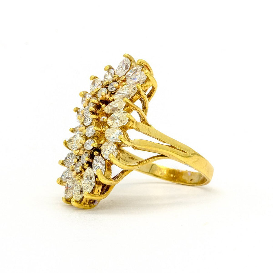 14KT Yellow Gold 2.48CTW Natural Diamond Ring - Giorgio Conti Jewelers