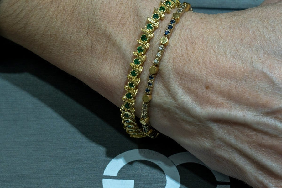 14KT Yellow Gold 2.81CTW Round Brilliant Cut Prong Set Natural Emerald –  Giorgio Conti Jewelers