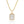 14KT Yellow Gold Domed Pave Dog Tag With 2.00CTW Diamond Pendant - Giorgio Conti Jewelers
