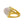 14kt Yellow Gold Modern Designer Large 14.23ctw Rose Quartz Statement Ring With Diamonds - Giorgio Conti Jewelers