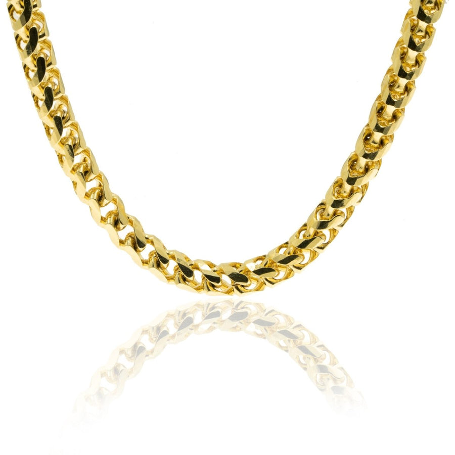 14KT Yellow Gold Round Franco Chain - Giorgio Conti Jewelers