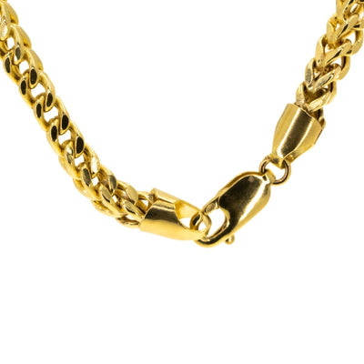 14KT Yellow Gold Square Franco Chain - Giorgio Conti Jewelers