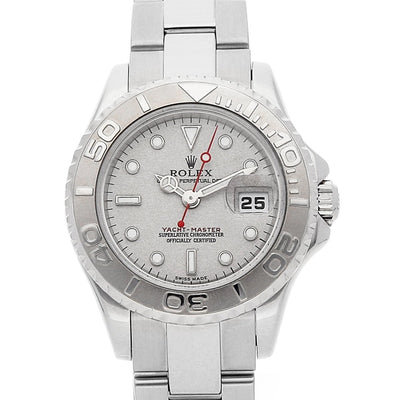 Rolex Yacht-Master 168622 Platinum 35MM Factory Womens Watch - Giorgio Conti Jewelers