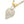 18KT Two Tone White and Yellow Gold 1.00CTW Round Cut Pave Set Diamond Heart Pendant - Giorgio Conti Jewelers