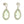 18KT White Gold 5.24CTW Pear Shape Prong Set Green Amethyst and Diamond Earrings - Giorgio Conti Jewelers