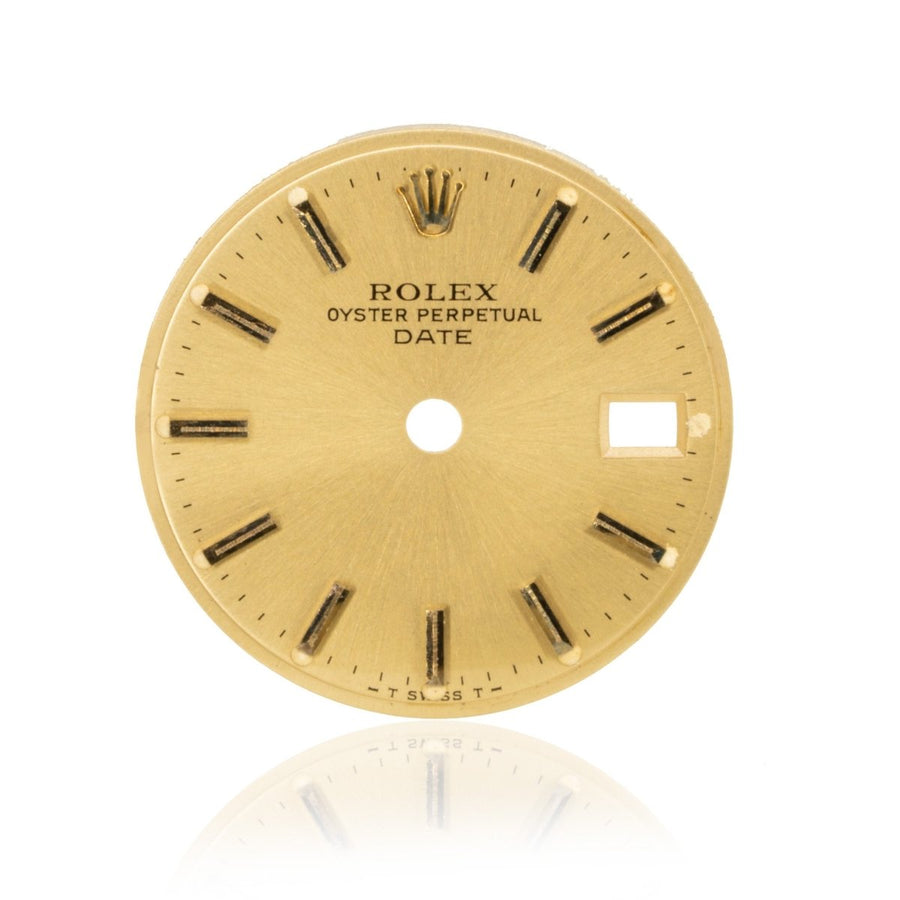 Rolex Day-Date 26MM 18KT Yellow Gold Champagne Authentic Factory Stick Watch Dial - Giorgio Conti Jewelers