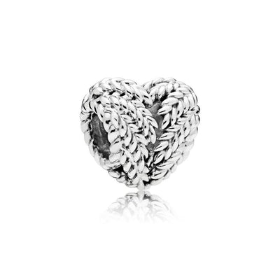 Heart Seeds Charm in Sterling Silver - Giorgio Conti Jewelers