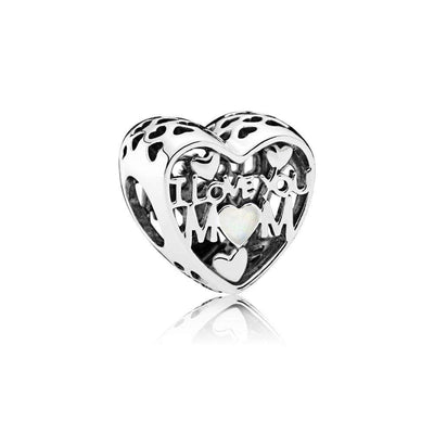Love For Mother, Silver Enamel - Giorgio Conti Jewelers