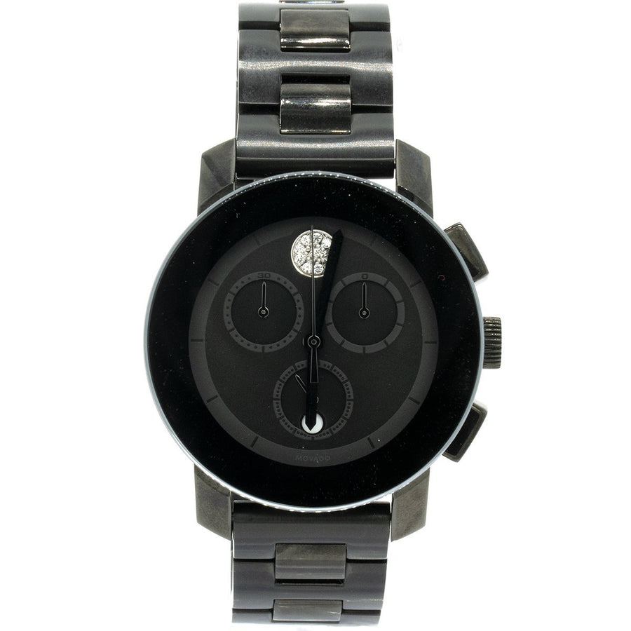 Movado Bold Chronograph 3600143 38mm Stainless Steel Gray Dial Watch - Giorgio Conti Jewelers