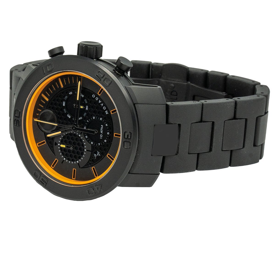 Movado Bold Chronograph 3600190 46mm Titanium Black Dial Watch - Giorgio Conti Jewelers