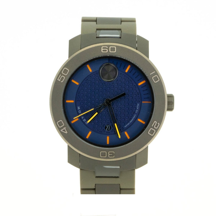 Movado Men's 3600174 Bold Analog Display Swiss Quartz Grey Watch - Giorgio Conti Jewelers