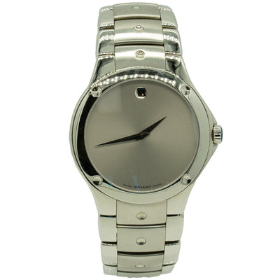 Movado S.E. Sports Edition 0605789 38mm Stainless Steel Silver Dial Watch - Giorgio Conti Jewelers