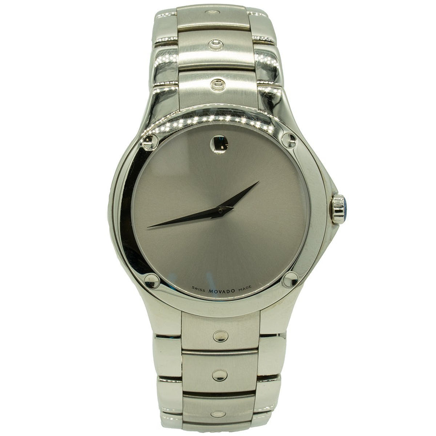 Movado S.E. Sports Edition 0605789 38mm Stainless Steel Silver Dial Watch - Giorgio Conti Jewelers
