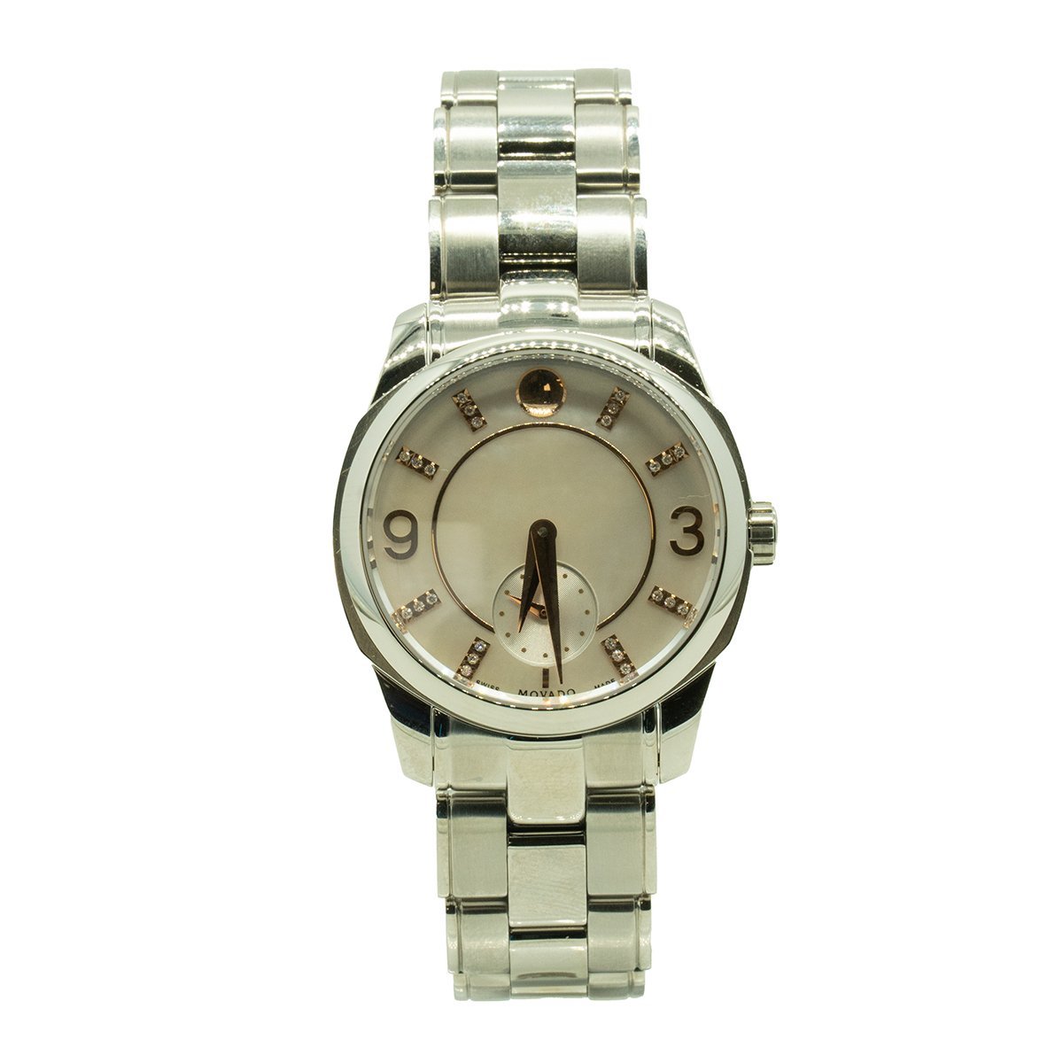 Movado women's hotsell stainless steel watch