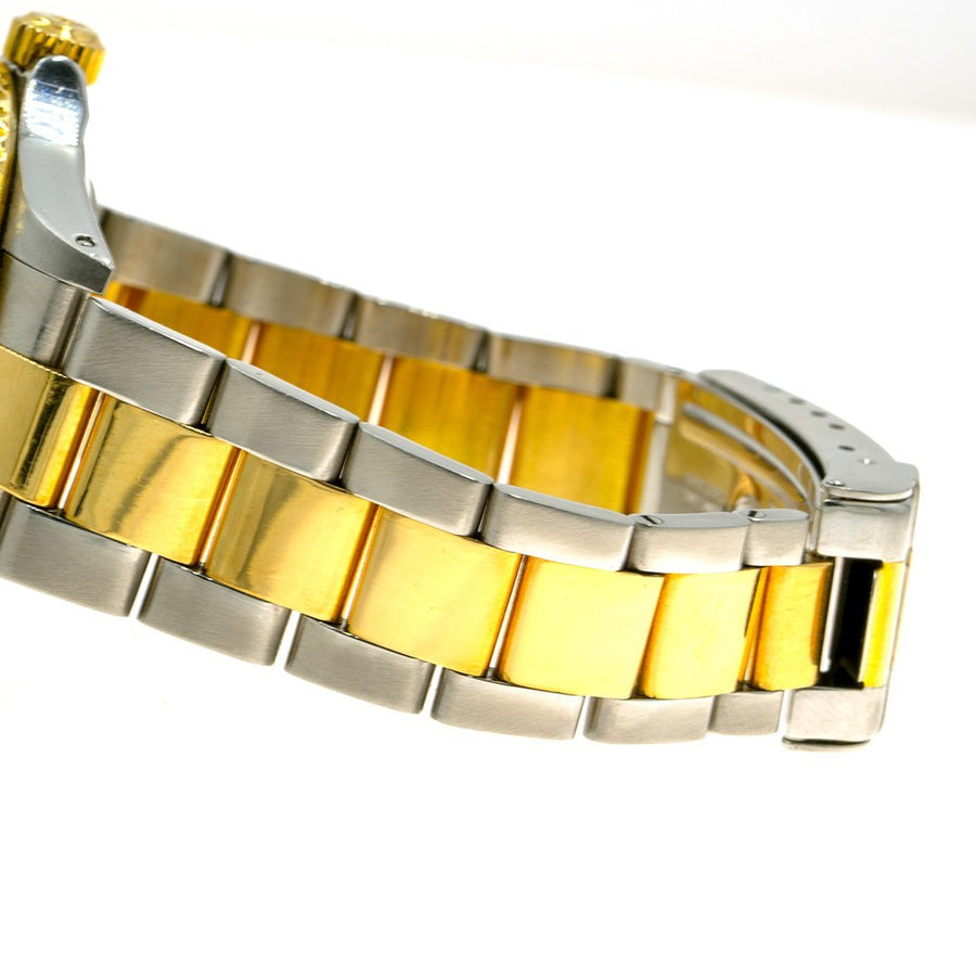Rolex Blie Submariner 16613 Diamond Serti Dial Gold Buckle Mens Watch - Giorgio Conti Jewelers
