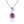 White Gold 1.34ctw Diamond and NATURAL Ruby Statement Designer Gemstone Pendant - Giorgio Conti Jewelers