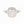 White Gold 1.65ctw Emerald Cut Prong Set Double Halo Diamond Engagement Ring - Giorgio Conti Jewelers