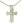 White Gold 3.30ctw Round and Princess Cut Diamond Cross Pendant - Giorgio Conti Jewelers