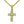 Yellow Gold 2.50ctw Round Cut Prong Set Diamond Cross Pendant - Giorgio Conti Jewelers