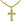 Yellow Gold 3.90ctw Princess Cut Invisible Set Diamond Cross Pendant - Giorgio Conti Jewelers
